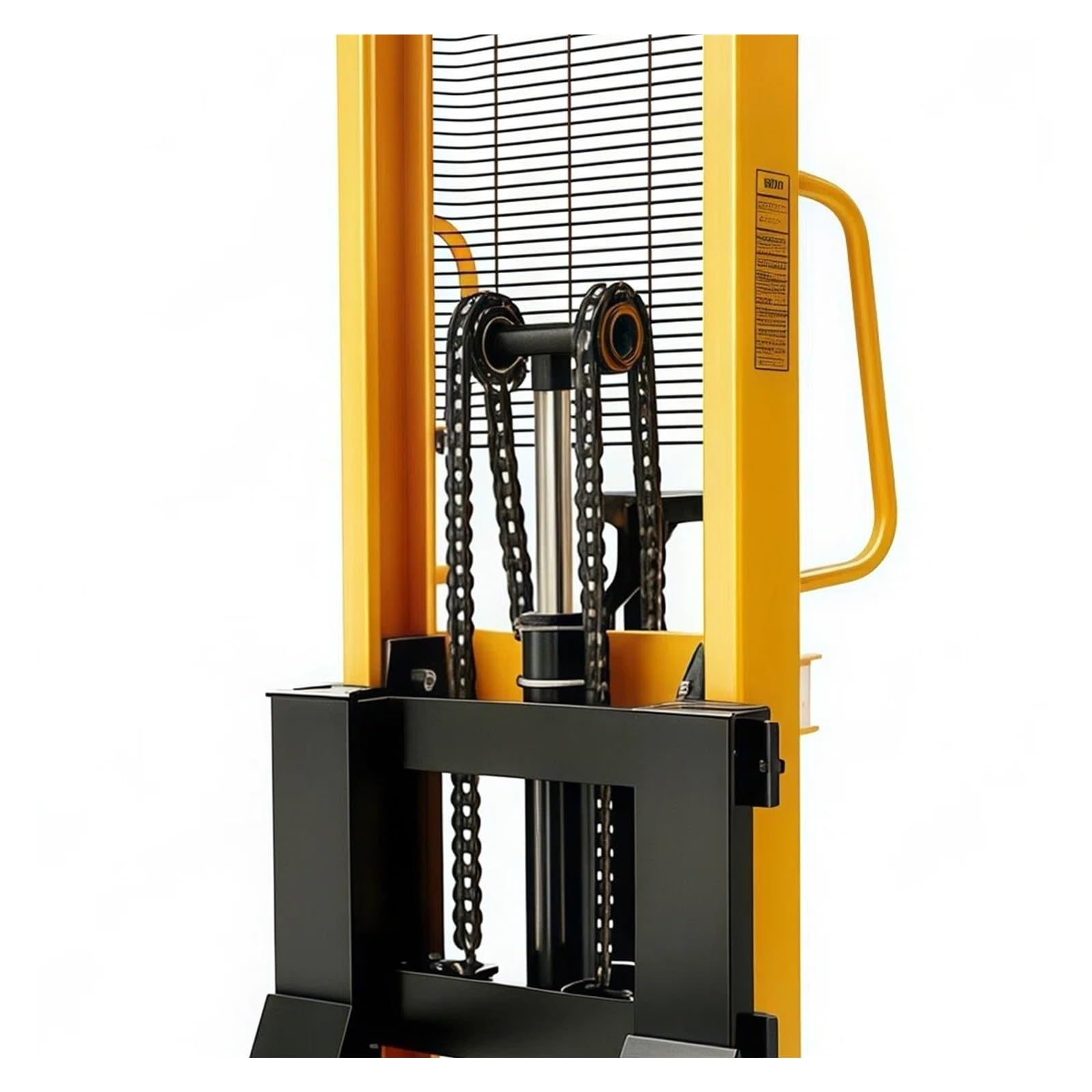 Transpallet Elevatore idraulico manuale compatto 500 kg Forca da 62 cm con freno for stoccaggio