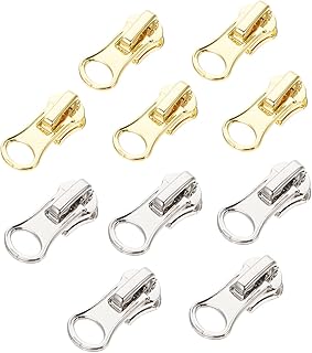 10 Peças Etiquetas De Puxar Zíper De Reparo Para Roupas Kit De Reparo De Jaqueta Etiquetas De Roupas Amuletos De Zíper Puxar Controles Deslizantes Peças De Zíper Cabeça De
