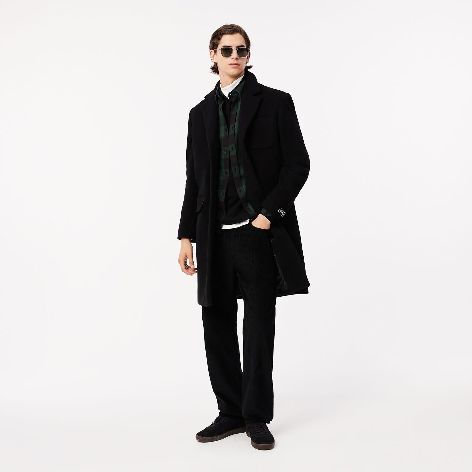 Lacoste Men's Regular Fit Cotton & Wool Overshirt