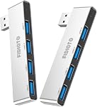 USB Le centre, Fidioto 4 Port USB Adaptateur(1 * 3.0 Le centre, 3 * 2.0 Hub),Multi USB Extendeur de port pour ordinateur portable, iMac Pro, MacBook Air, Mac mini/Pro, Surface Pro, Carnet PC, USB Flash Drives et Mobile HDD Etc.