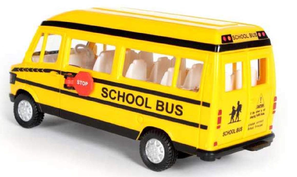 OFFPHATE Plastic Toys School Bus Toys, Pack of 1, Pull Back Toys, with Soft Edges. Around 15 CM in Length & 100 Grams. Color. (Yellow) (B0BLSP834D) Amazon Price History, Amazon Price Tracker