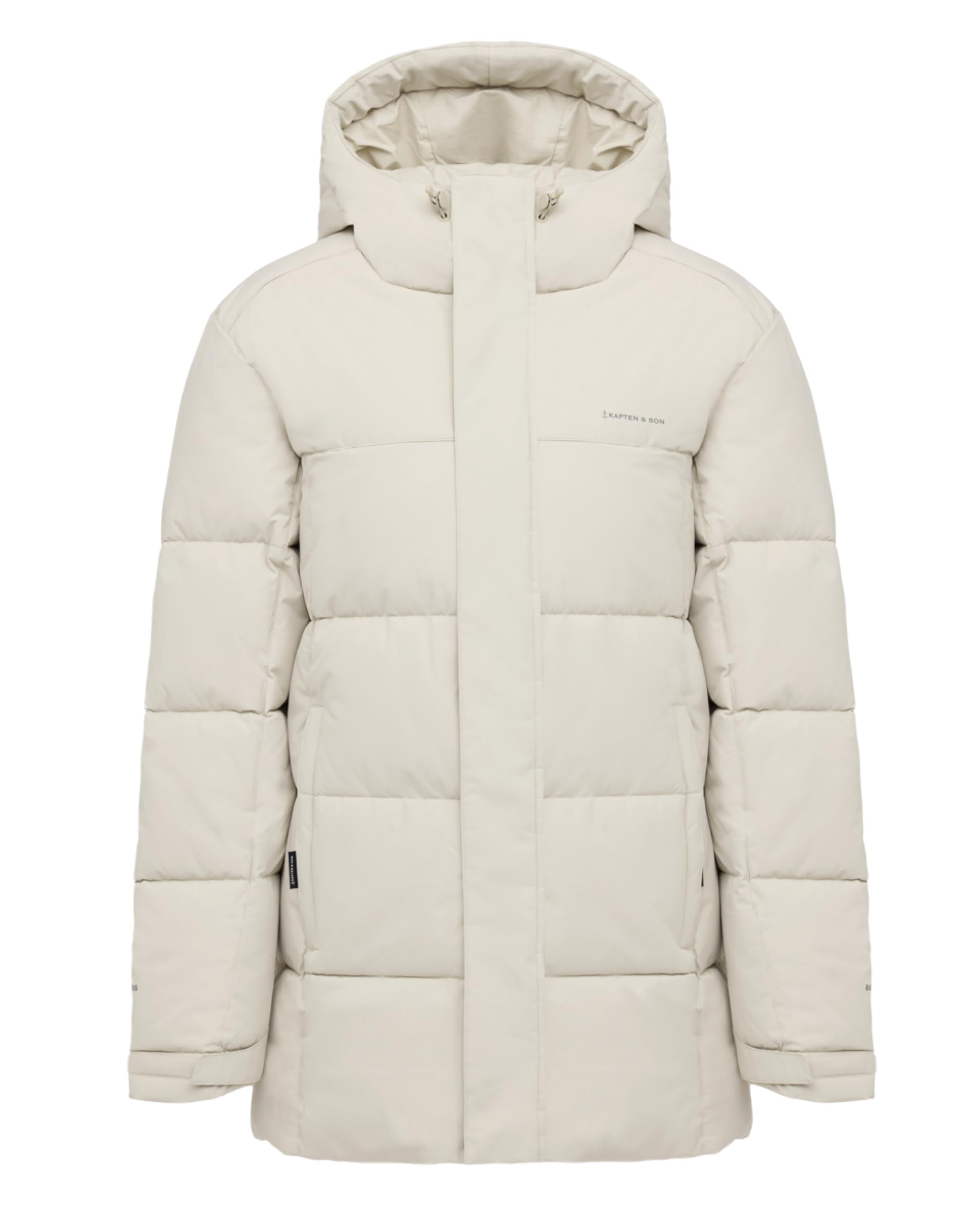 Kapten & Son Winter Puffer Jacke All Black, Sandstone, Olive XS-XXL | Winterjacke Damen & Herren | Solo oder als Top Layer für Light Puffer Jacket | atmungsaktiv, winddicht | Outdoorjacke