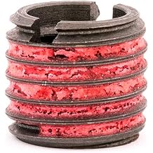 E-Z LOK Threaded Insert for Metal 12L14 Carbon Steel Thread Inserts 1/2-20 Internal Threads, 3/4-10 External Threads, 0.656 Length Pack of 5