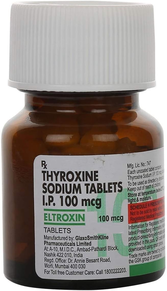 Eltroxin 100 mcg - Bottle of 120 Tablets