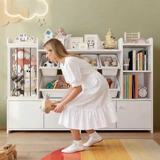 Watch Treesland 55 Inch Large Kids Toy Storage Organizer on Amazon