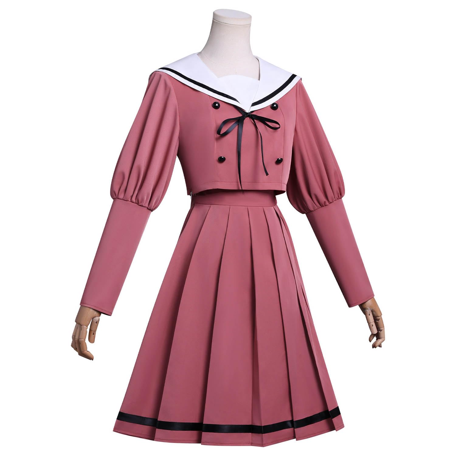 Anime The Fragrant Flower Blooms with Dignity Disfraz de cosplay Waguri Kaoruko Uniforme Conjunto Completo Halloween Carnaval Traje de Vestir con Peluca para Mujeres