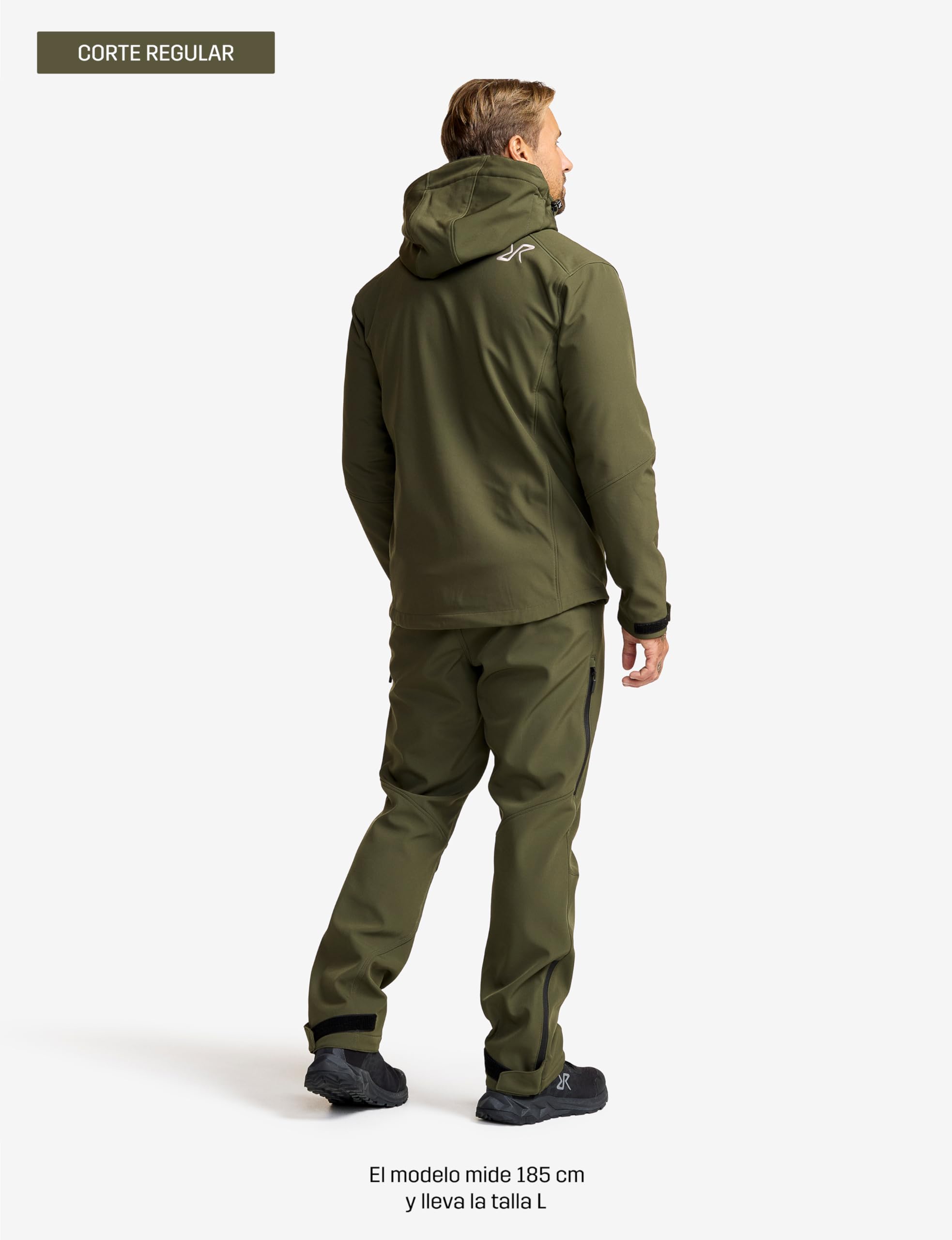 RevolutionRace Hiball Softshell Jacket para Hombre, Chaqueta de Exterior para Senderismo