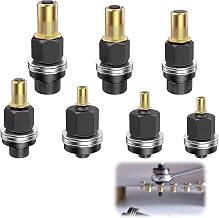 7 PCS Head Rivet Nut Tool, Drop-Resistant Rivnut Tool, M3 M4 M5 M6 M8 M10 M12 Rivnut Tool Kit, Portable Carbon Steel Riv Nut Gun Set for Rivet Nut Tools Manual Riveting Machine (Back)