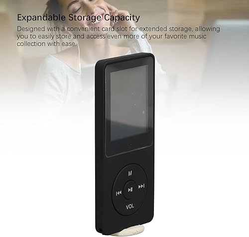 Miniatura 6 de Reproductor de MP3 con Bluetooth, reproductor de música portátil de sonido de alta fidelidad con auriculares, dispositivo de música MP4 reproductor