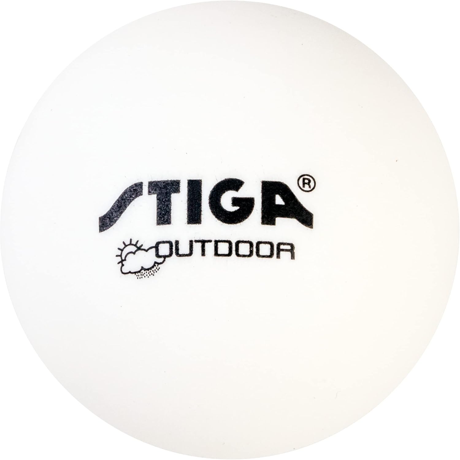 STIGA 4 Pack Outdoor Ping Pong Balls - Minimizes Wind Resistance : Table Tennis Balls : Sports & Outdoors