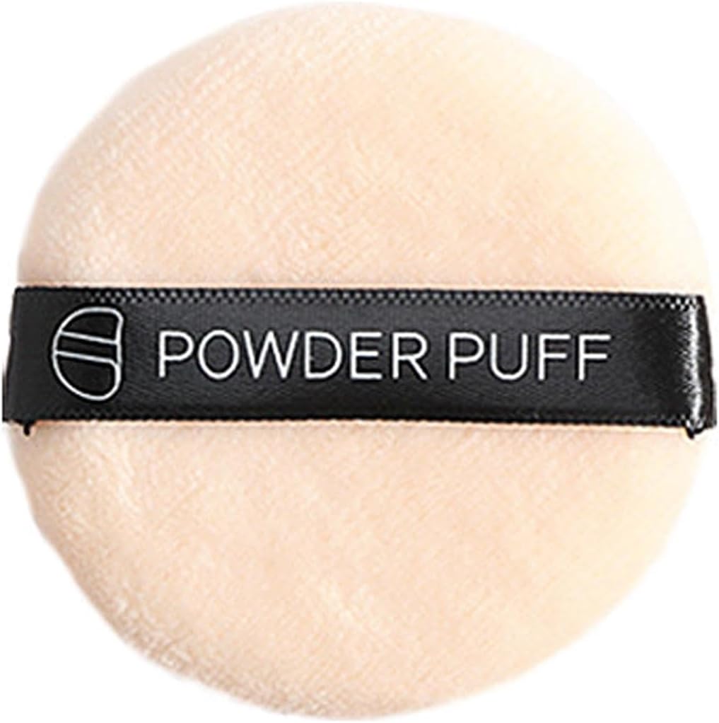 Powder Puff for Face Powder | 5pcs Makeup Puff,Round Powder Puff Soft Washable Body Puff for Loose Powder Body Powder Makeup Powder Blush