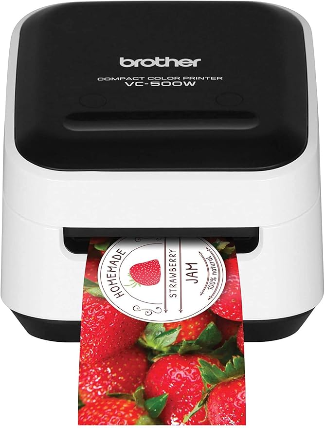 Brother VC500W Versatile Compact Color Label and Photo Printer with