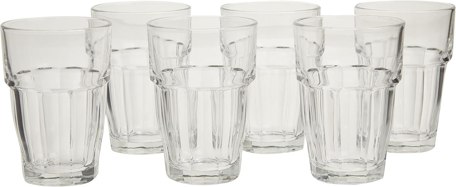 21.75 oz. Rock Bar Stackable Super Cooler Glass, (Set of 6)