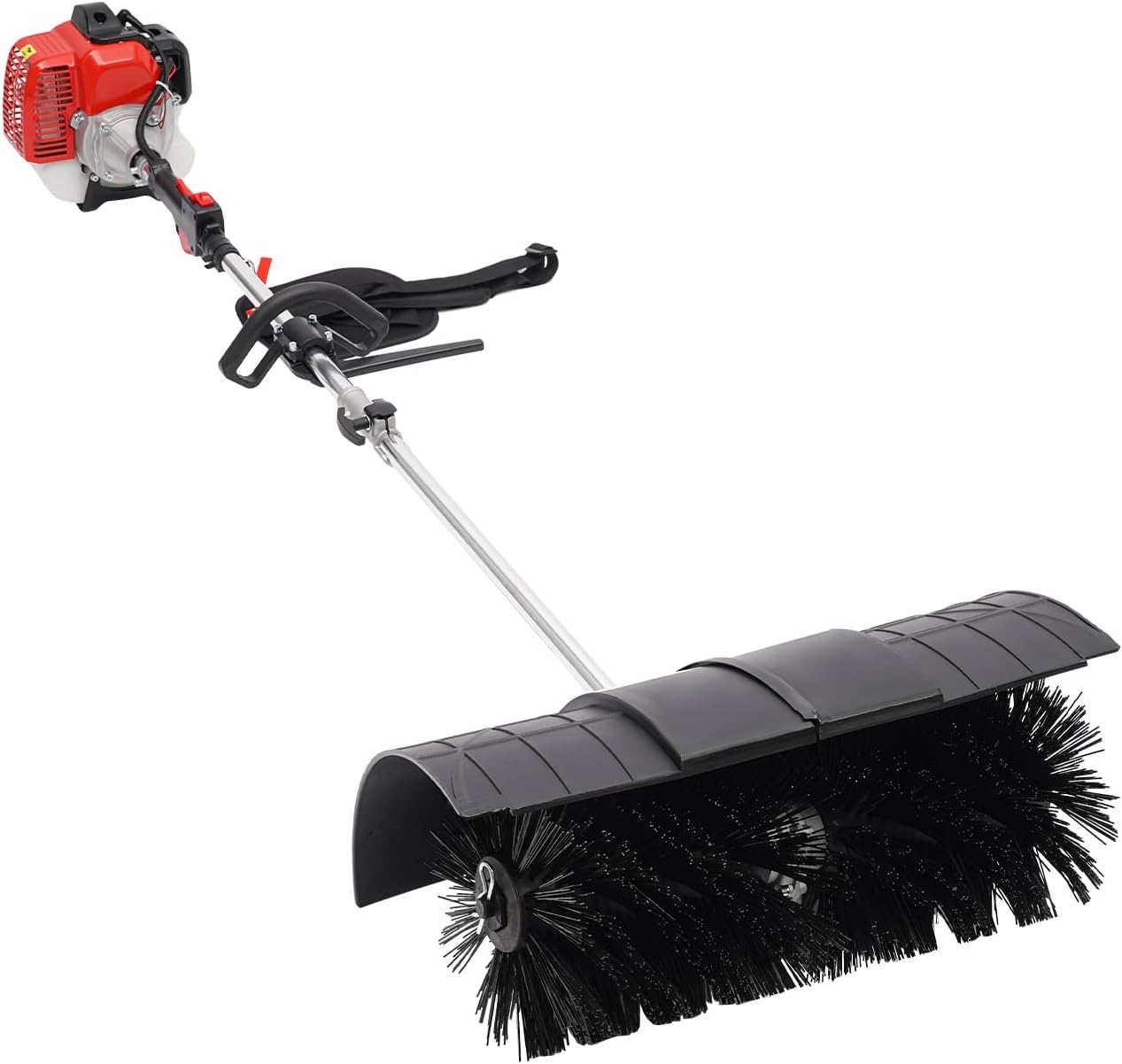 VPABES 52cc 2Cycle Power Push Broom Gas Powered, Outdoor