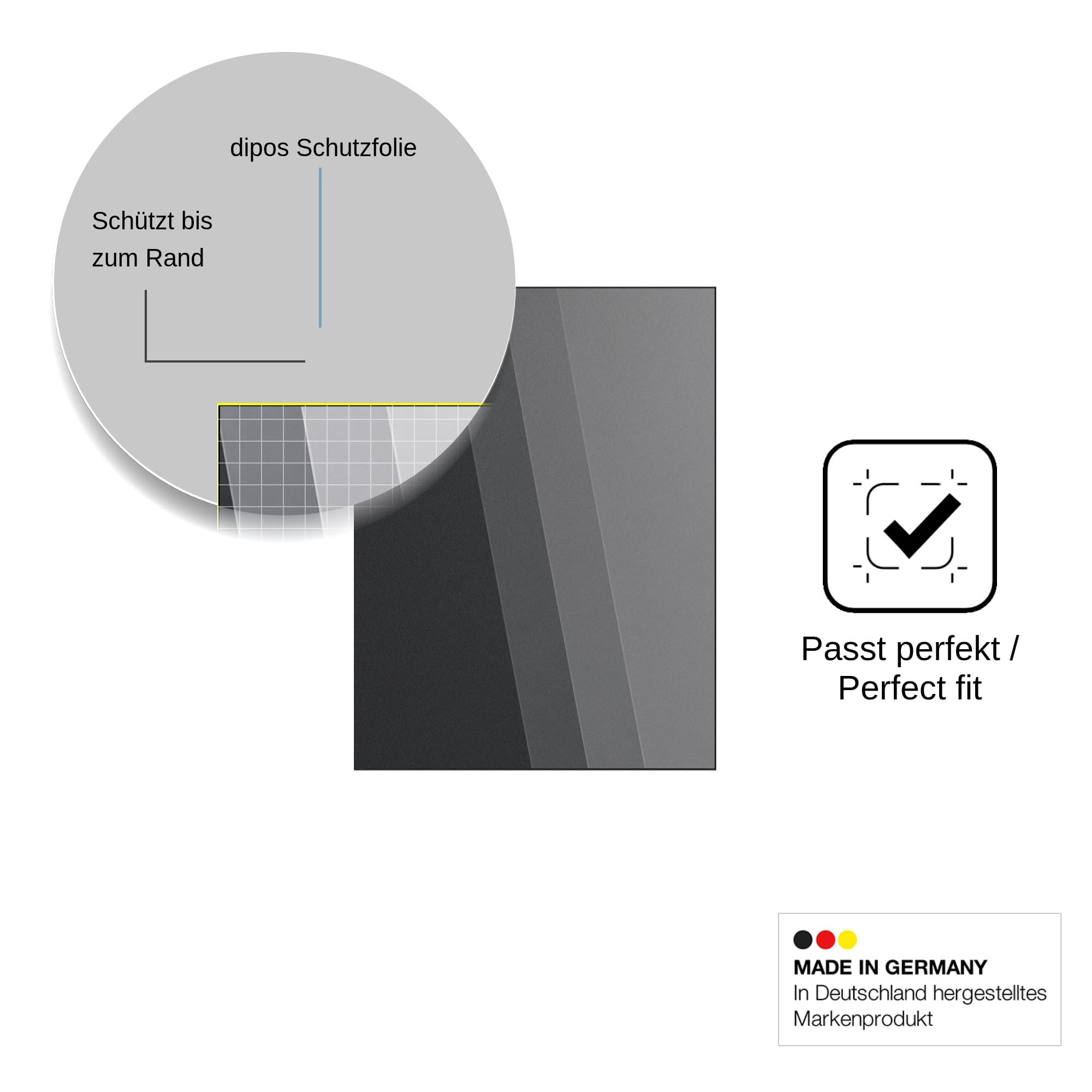 dipos Protector de Pantalla Antiespía para Sharp UP-3500 12.1
