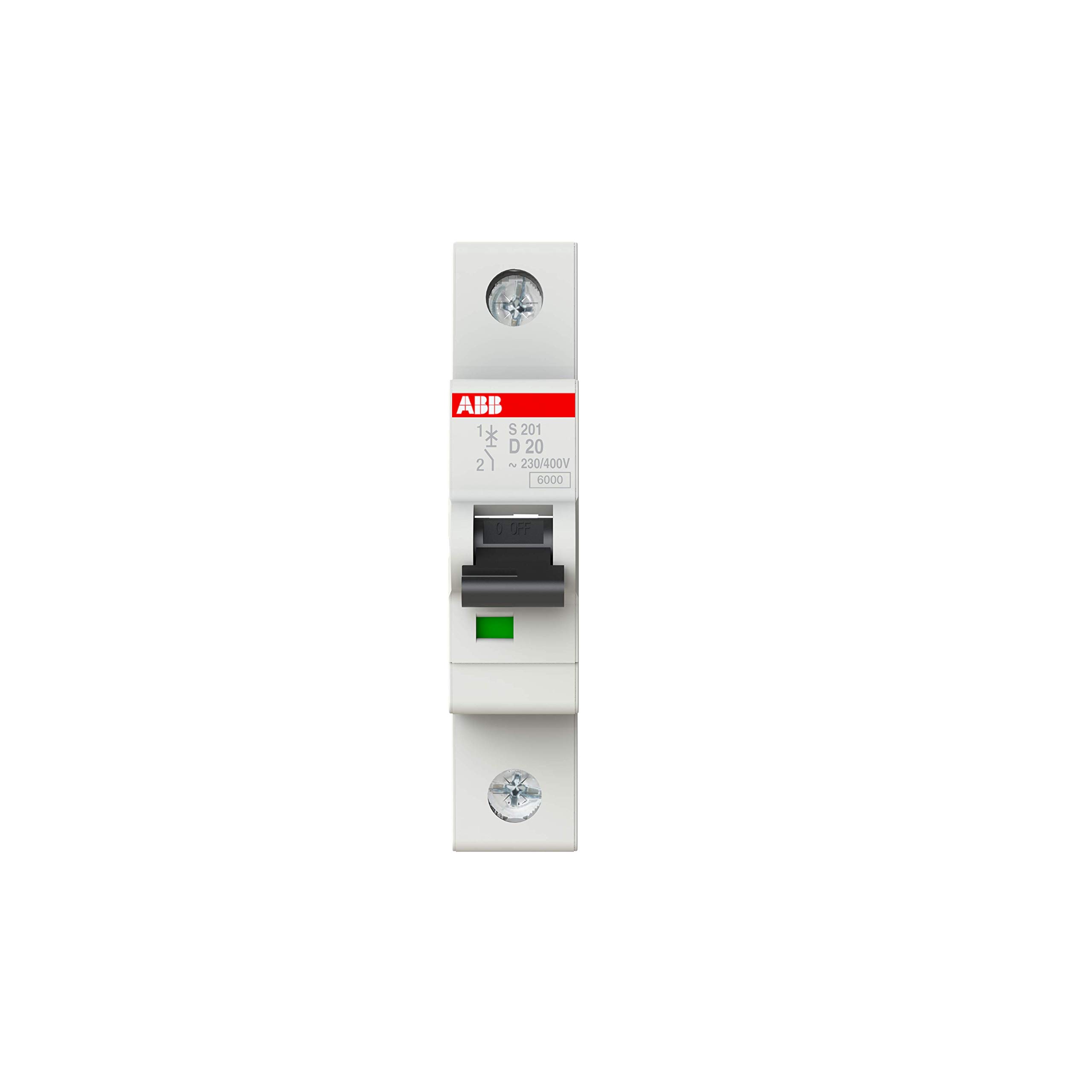 ABB S201 D20 INTERRUTTORE AUTOMATICO 6KA 1P