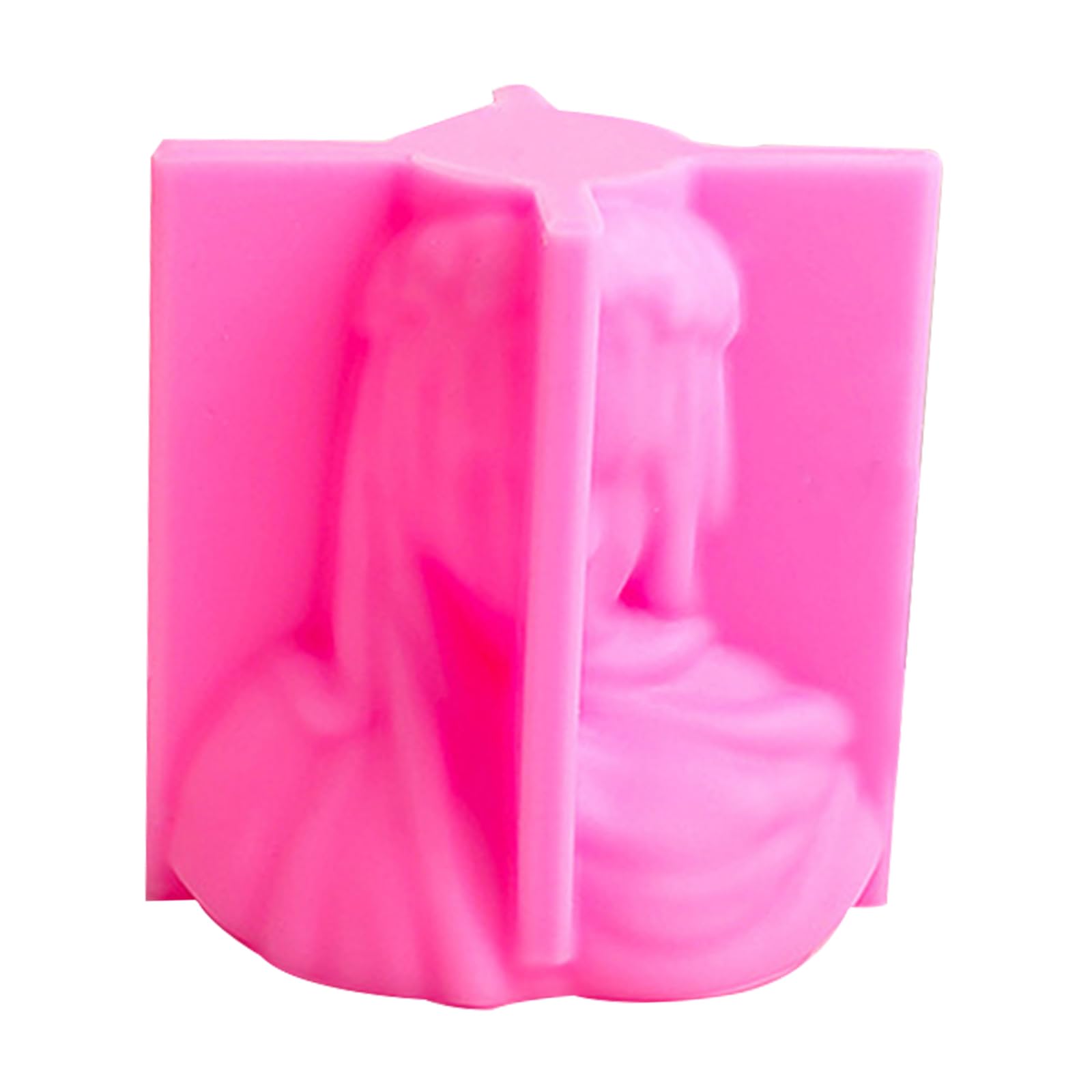 Oxxggkao Veiled Lady Silicone Mold Bust Statue Sculpture Molds Making Supplies Resin Plaster Veiled Lady Cake Sculpture