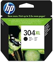 HP 304XL schwarz Original Druckerpatrone mit hoher Reichweite für HP DeskJet 2630, 3720, 3720, 3720, 3730, 3735, 3750,...