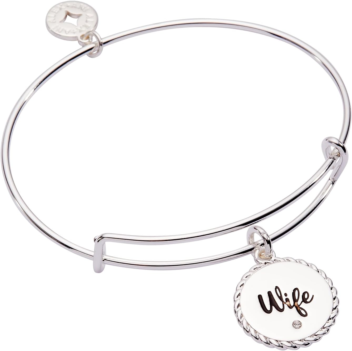Alex and Ani Wife Charm Bangle Bracelet for Women