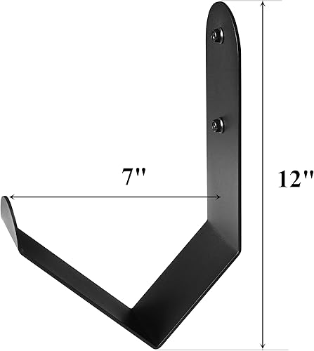 Miniatura 3 de Tamisom Estante de almacenamiento de cuerda de batalla, colgador de almacenamiento de cuerda de ejercicio, soporte de pared para cuerda de