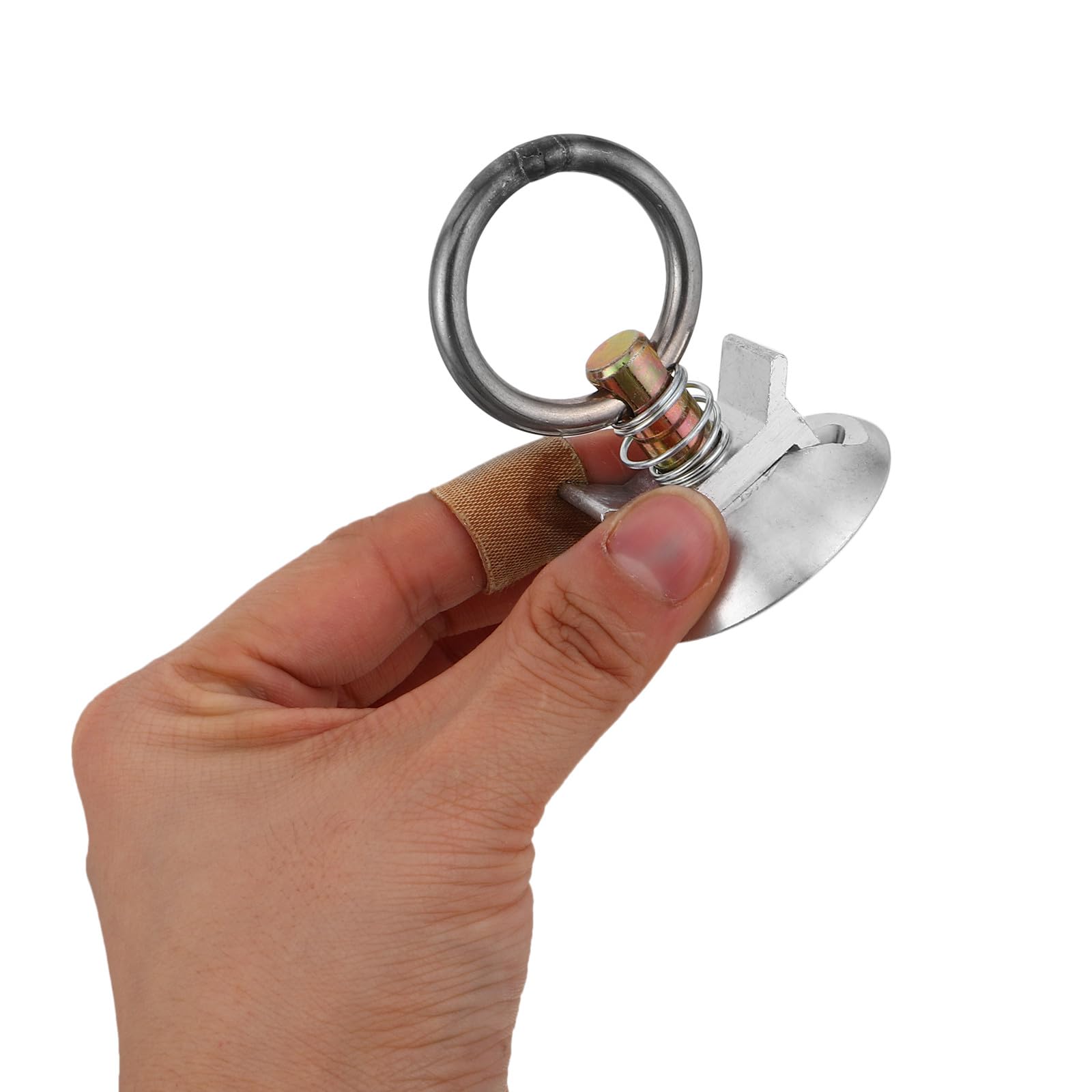 Kit de Anclaje Redondo de Liberación Rápida para Transporte de Carga, 4 Piezas en Aluminio y Acero Inoxidable, Perno de Anclaje Seguro para Vehículos y Remolques