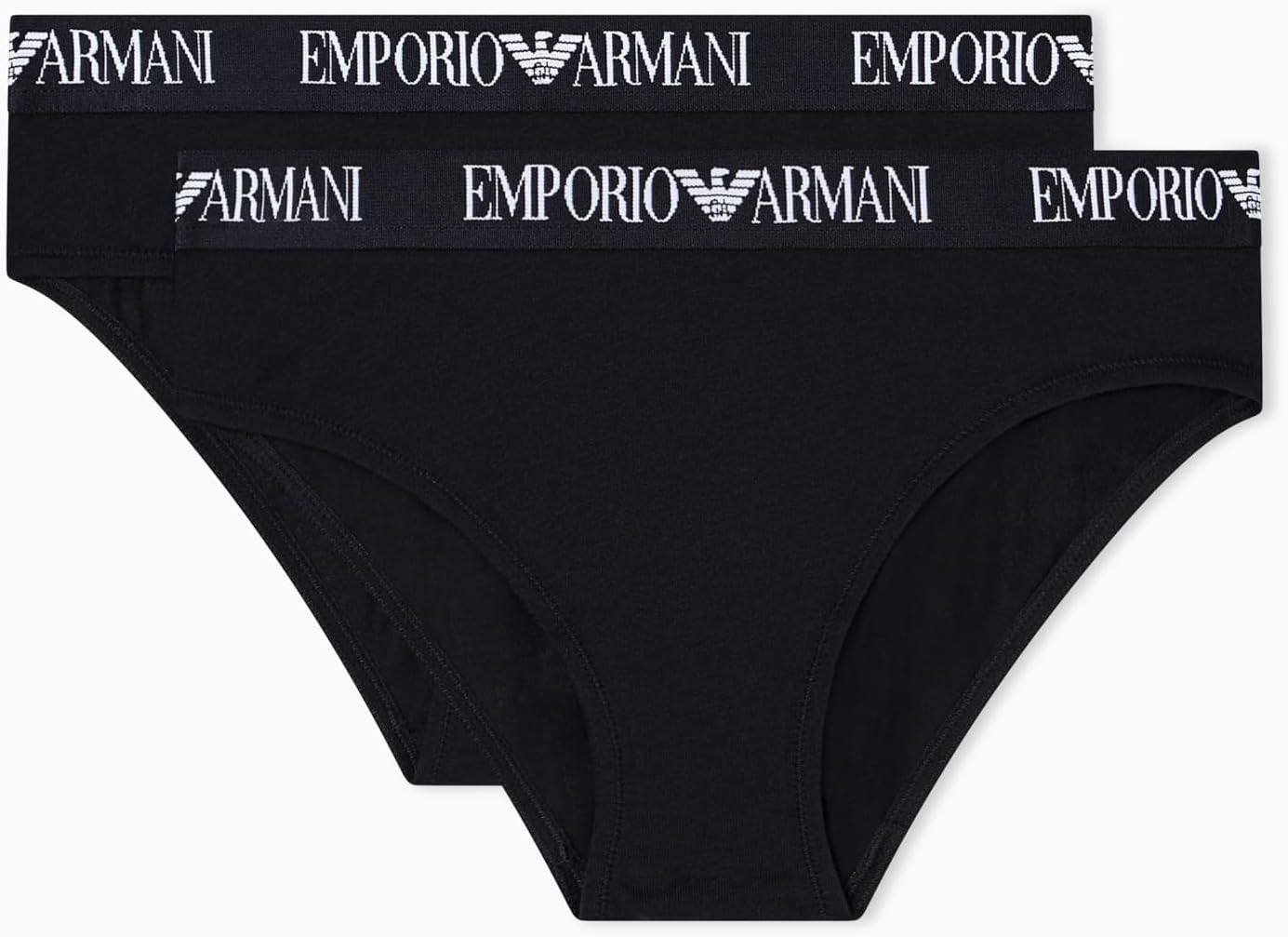Emporio Armani Women's Essential Cotton 2 Pack Brief