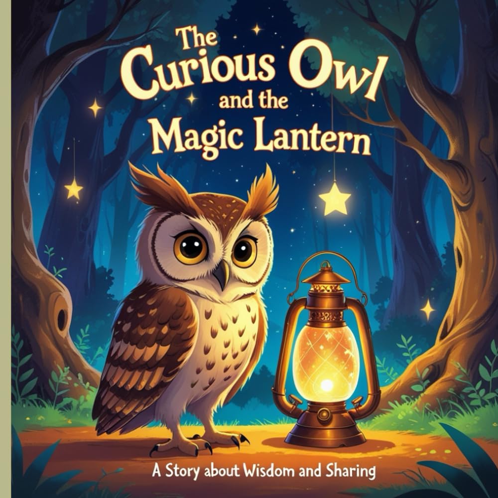 The Curious Owl and the Magic Lantern: A Glowing Tale of Curiosity and Courage