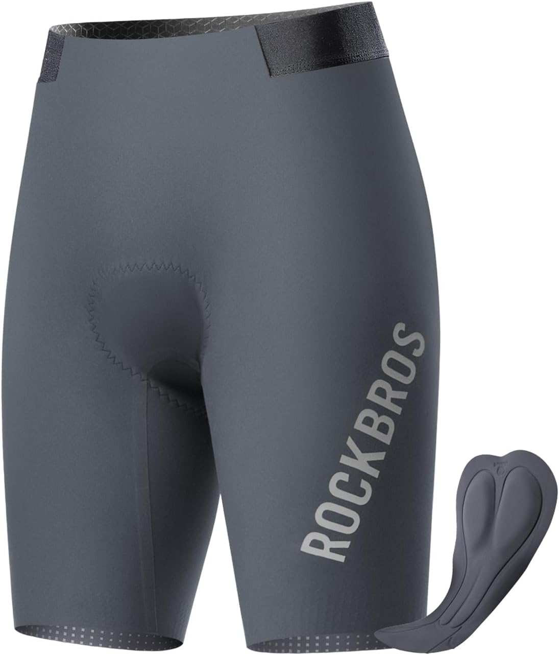 ROCKBROS Men’s Bike Shorts with Padded Cycling Road Biking Riding Breathable Shorts Tight for Men