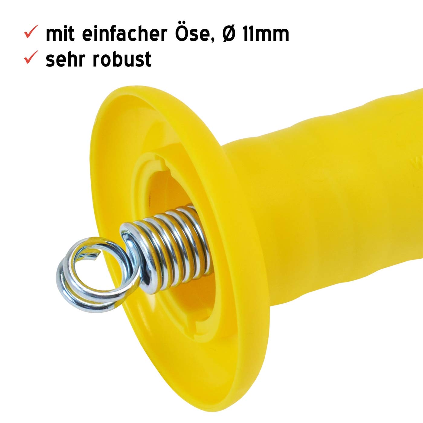 10 Maniglie Per Recinzioni Elettriche VOSS.farming - Con Molla Di Tensione Spessa Per Cancelli - Foto 11