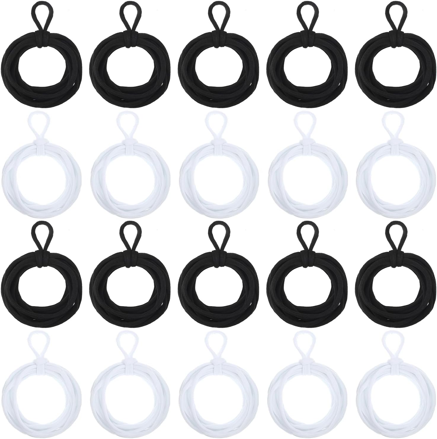WILLBOND Loom Potholder Loops Weaving Craft Loops Refill for DIY Supplies Favors Compatible with 7 Inch Weaving Loom