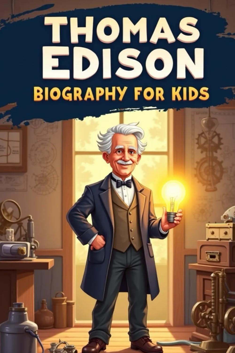 Thomas Edison Biography For Kids: The Inspiring Story of His Life, Inventive Journey, and the Creation of the Light Bulb