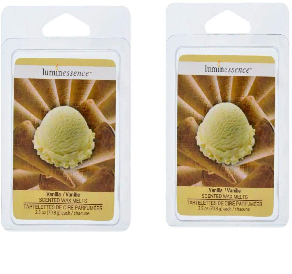 Luminessence VANILLA Wax Melts 2 Packs 12 Melts