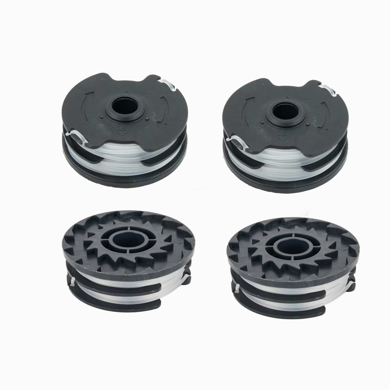 Lvyxon 4 Pieces Replacement Line Spools For Lidl For Parkside, Cordless Strimmer For Prta 20-Li A1 B2 C3, Strimmer Replacement Parts (4Pcs)