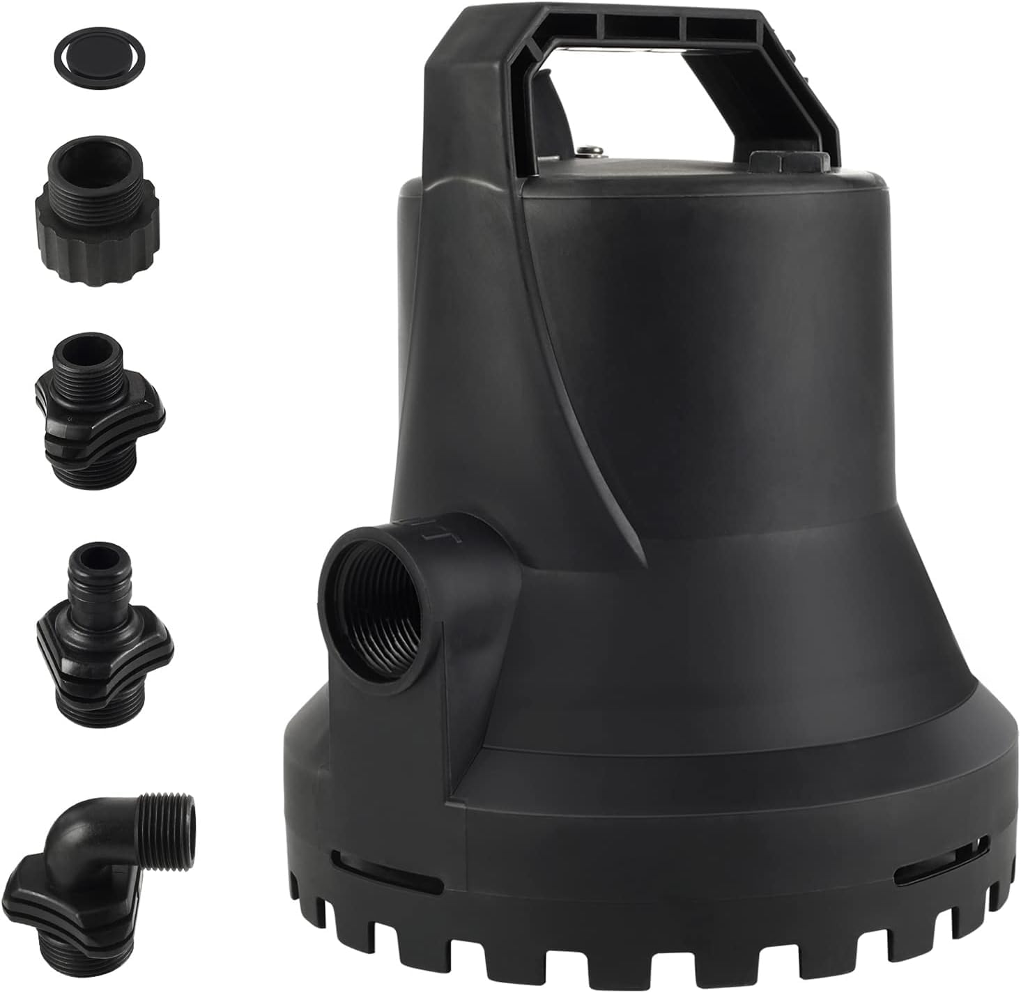 Bomba de agua sumergible de 400 W, 8000 l/h, para estanques de jardín, piscinas y sótanos, con encendido/apagado automático
