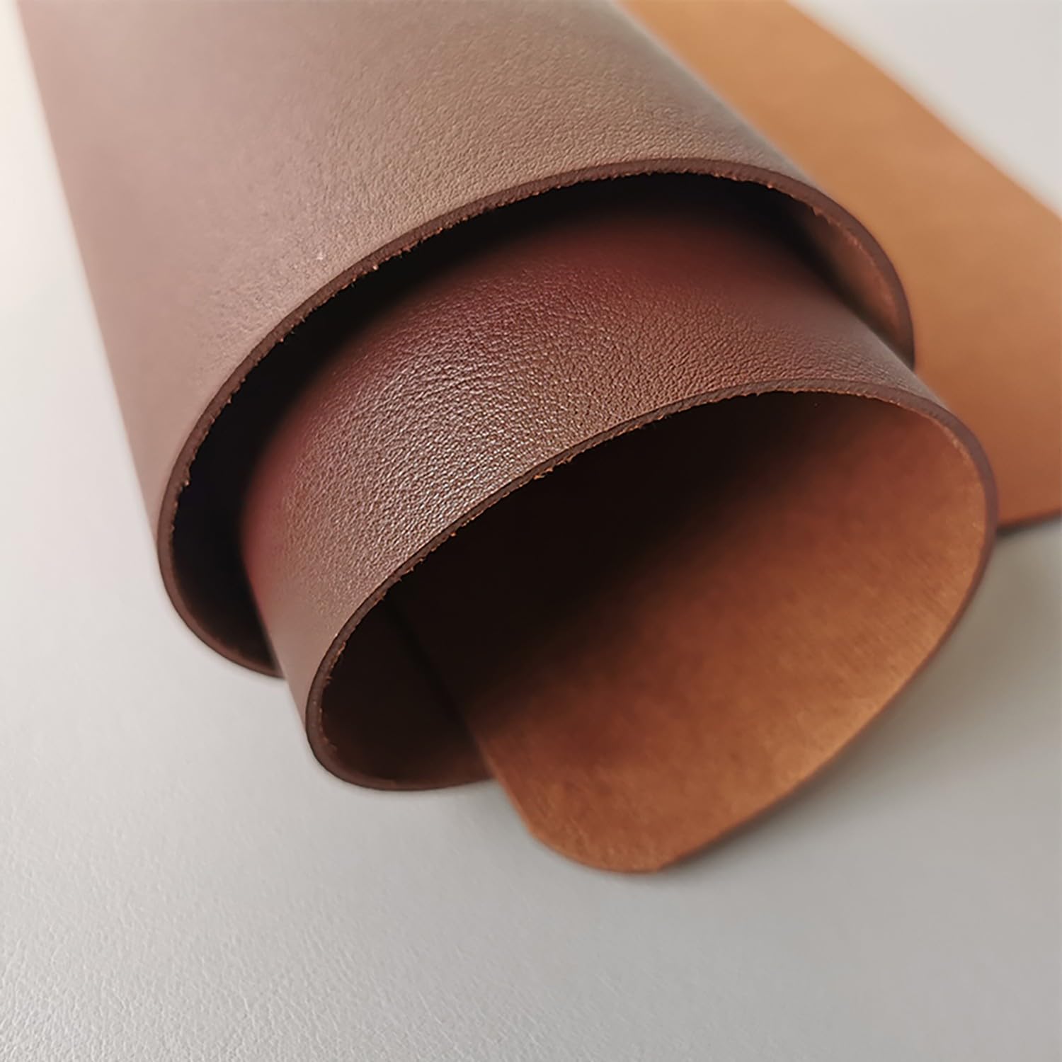 Tappetino da scrivania XL in pelle grande, Protezione antiscivolo impermeabile per scrivania, computer tastiera mouse laptop ufficio(DarkBrown,130x60cm)