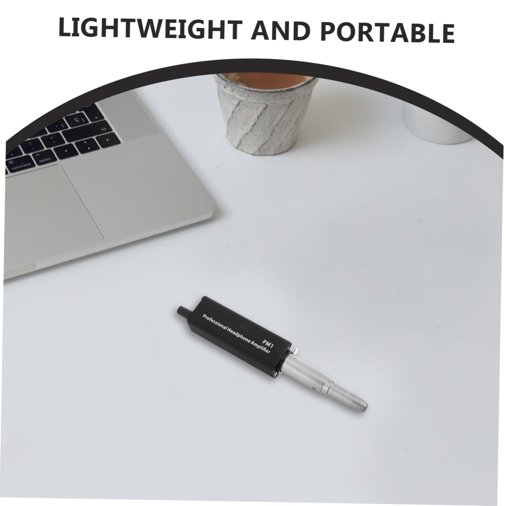 Sewroro Convertidor Amplificador De Auriculares Portátil Canal Interruptor De Ganancia para Auriculares para Escucha Movimiento Compacto y