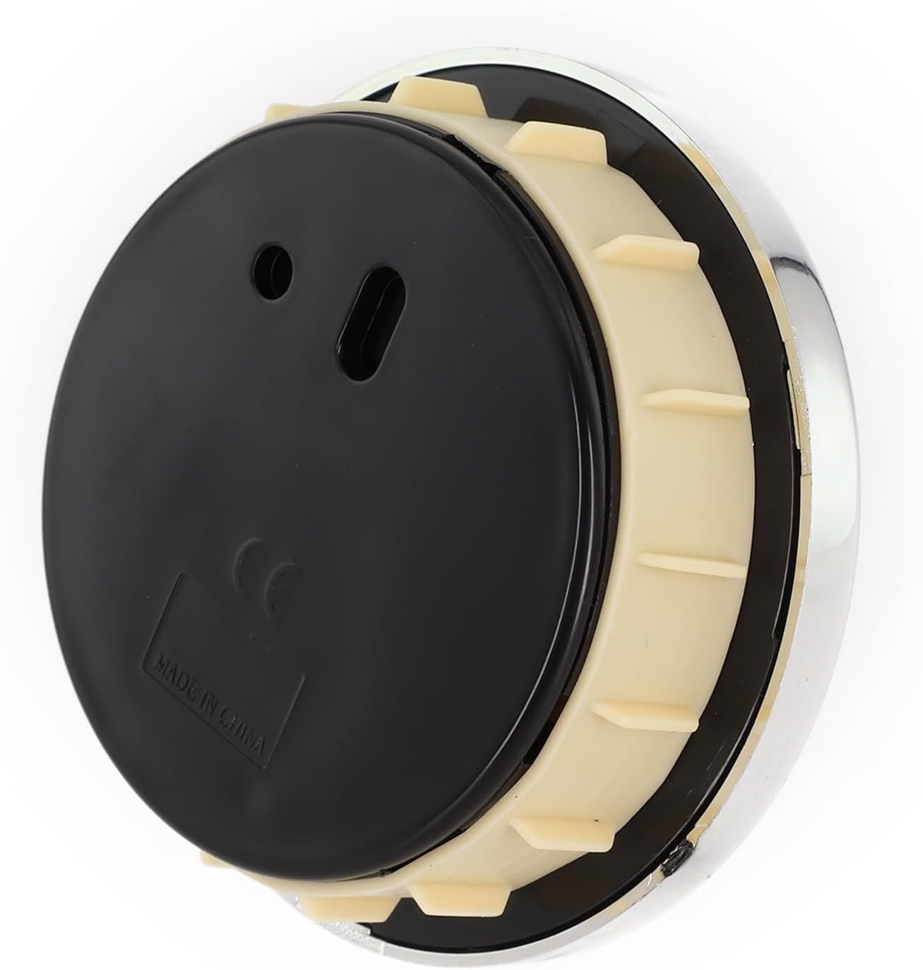 70mm Quartz Clock Insert Movement with Roman Arabic Numerals, Gold Silvery Trim DIY Replacement Mechanism Wall Clock Repair Projects(D)