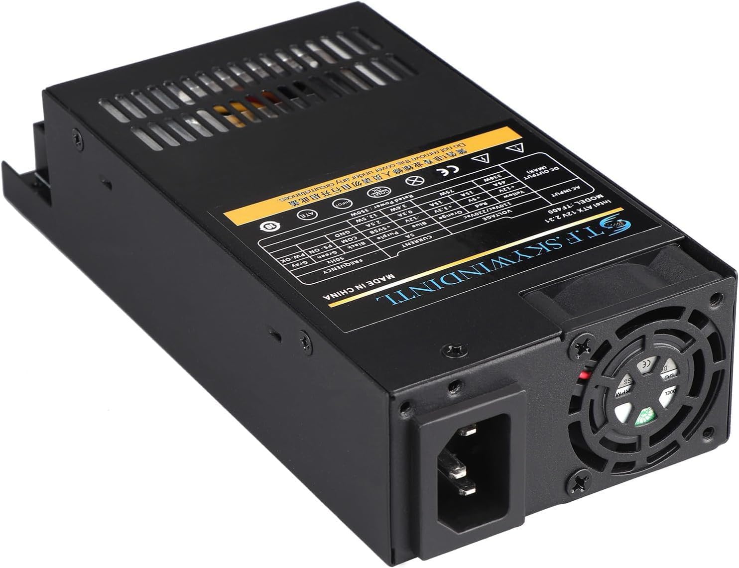 Flex Power Supply 350W Fully Modular Small-1U PSU 110-220V AC with 1x20/24Pin Motherboard Power,2xSATA Interfaces, 2xIDE Fan Power for Rack Mount Case Desktop Server POS AIO System