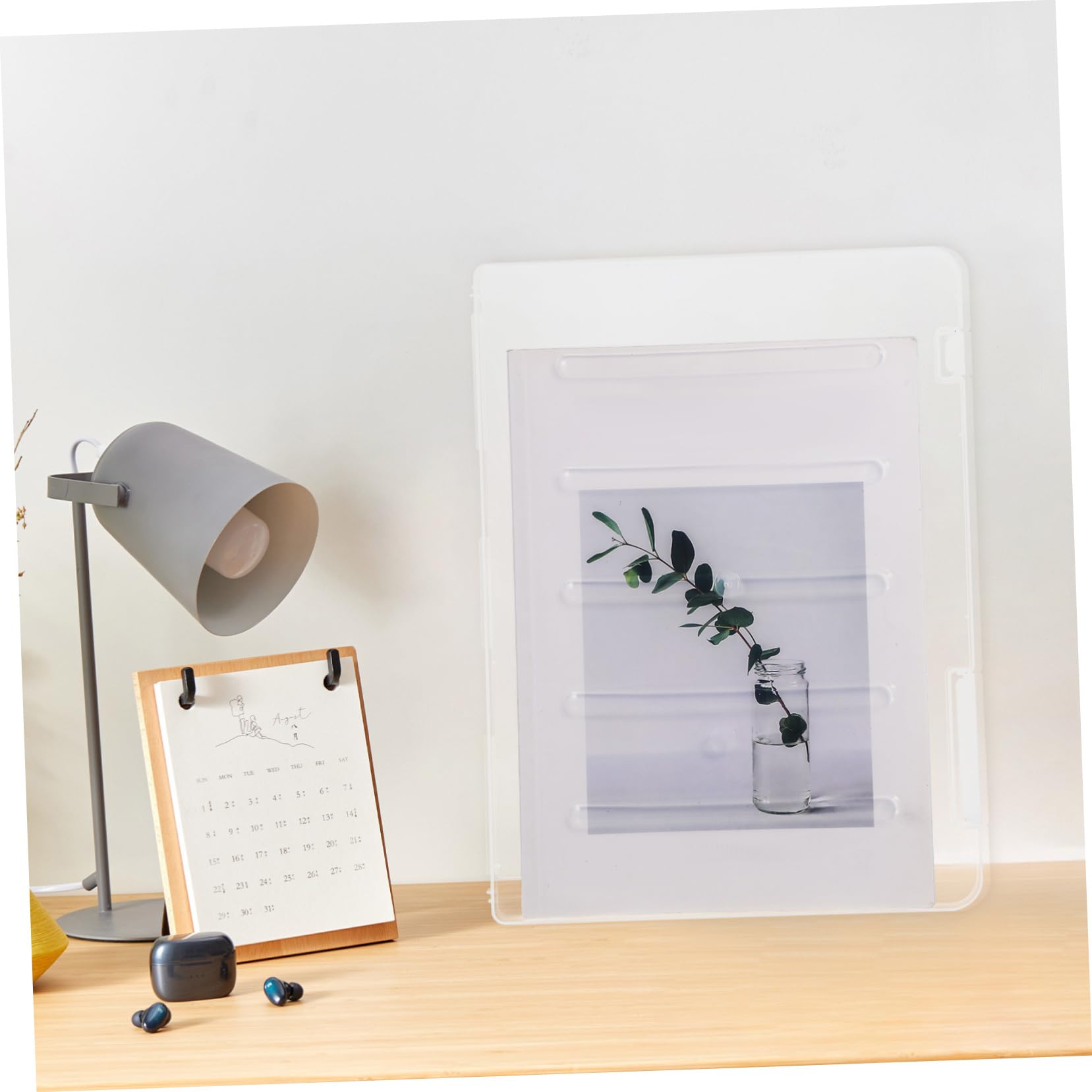 NUOBESTY 6stücke Transparente aus Kunststoff für Büro und Schule zur Aufbewahrung von Papier und Dokumenten mit Klarem Design