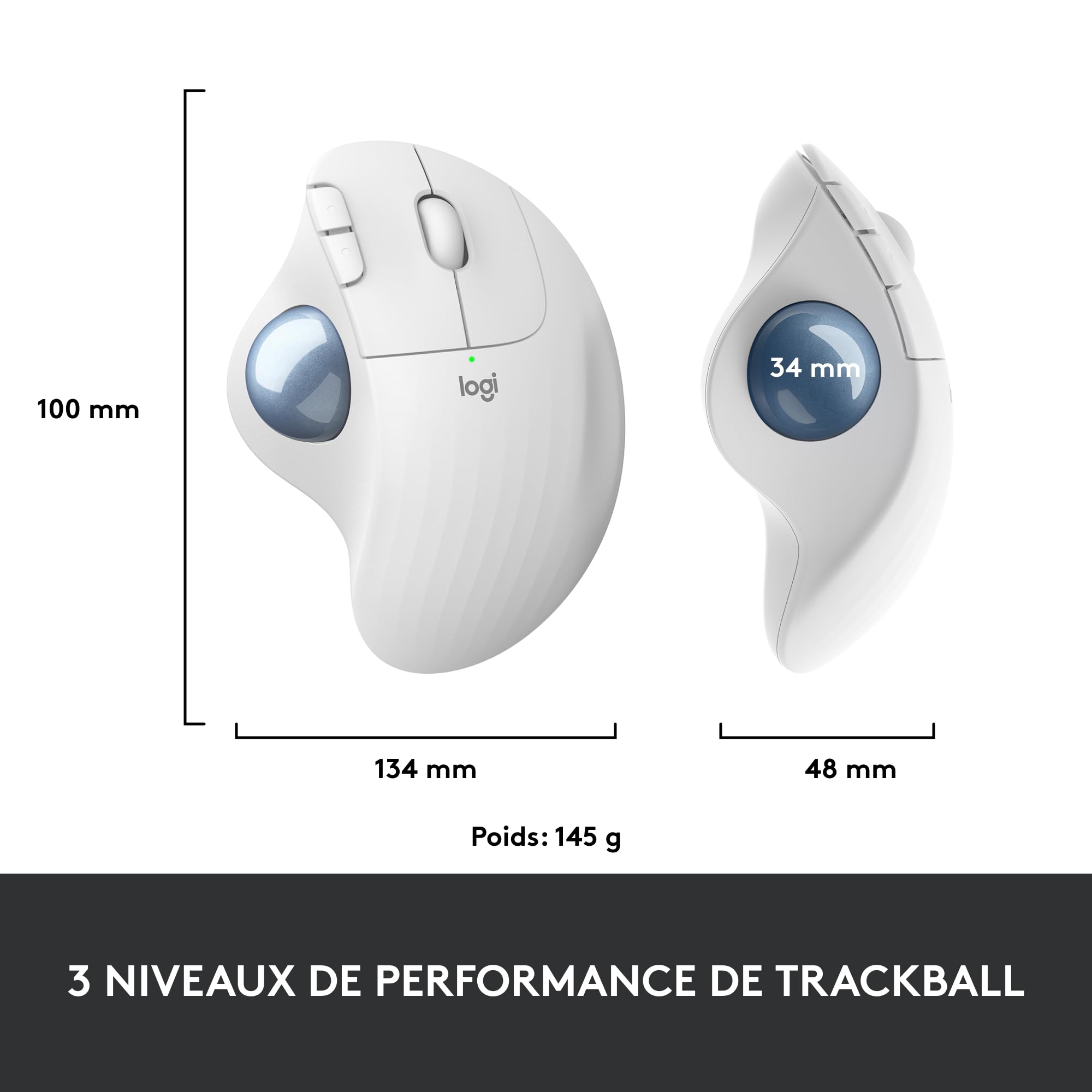 Logitech ERGO M575 Wireless Mouse - Ancienne version