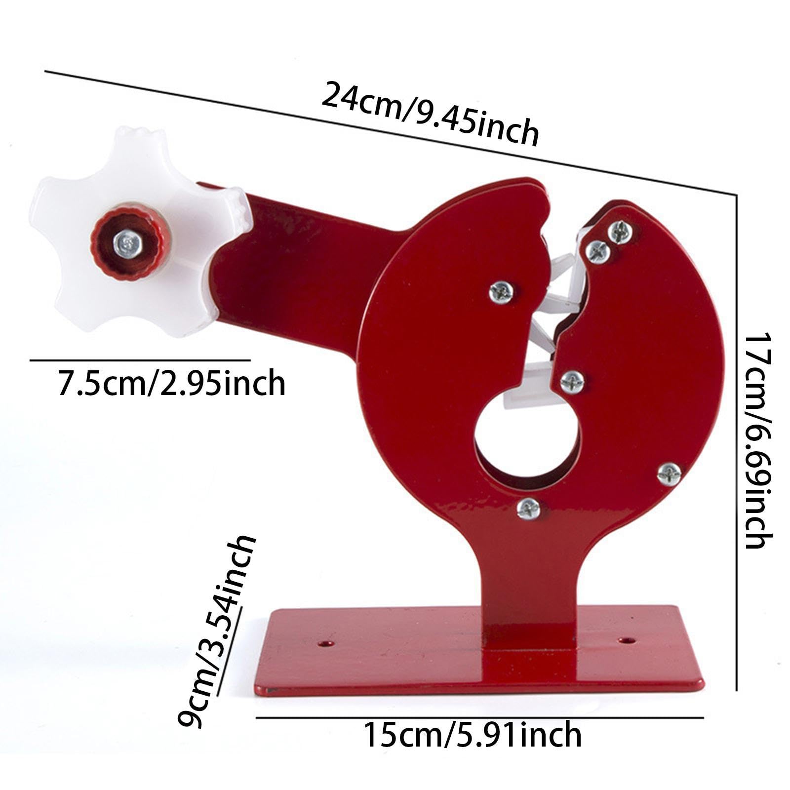 Amagogo Tape Bag Sealer Supermarket Tape Tying Machine Portable Bag Sealing Dispenser Holder for Dry Food Commercial Bread Fruit Home
