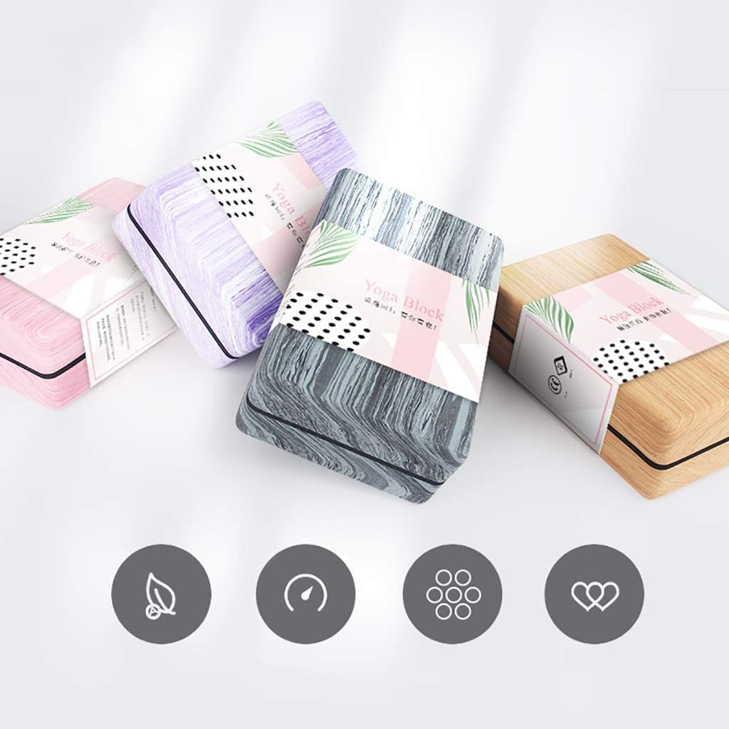 Blocs de Yoga Briques de Fitness en Mousse Haute densité résistantes à l'humidité for Pilates, Blocs de Yoga, Brique de Support en Mousse, Bloc de Yoga POE Mousse Stretch Exercice Fitness Gym Bloc de