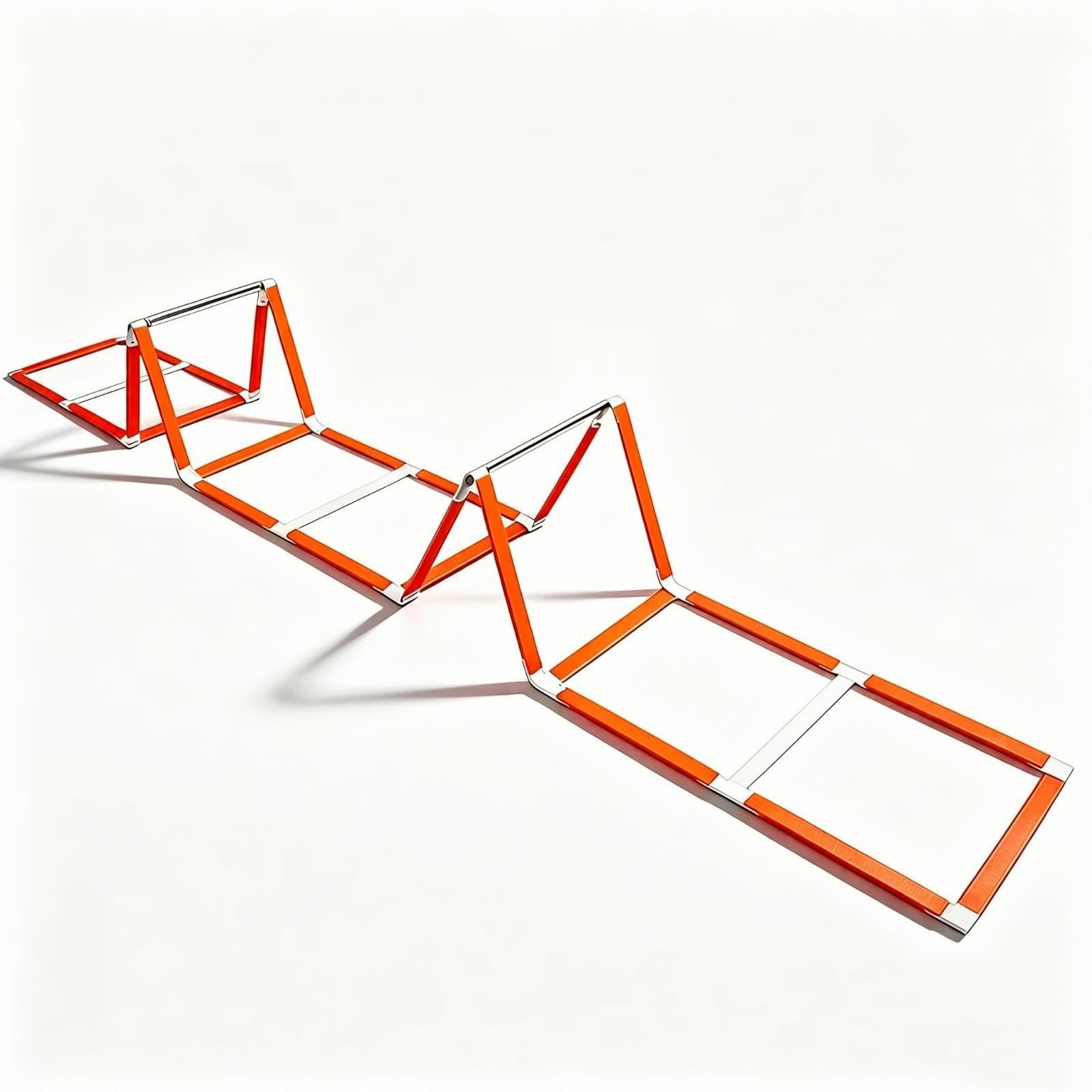 Multifunctional Training Ladder Textured Surface Foldable Agility Ladder Compact Storage | Training Aids | Soccer | Team Sports-image-35