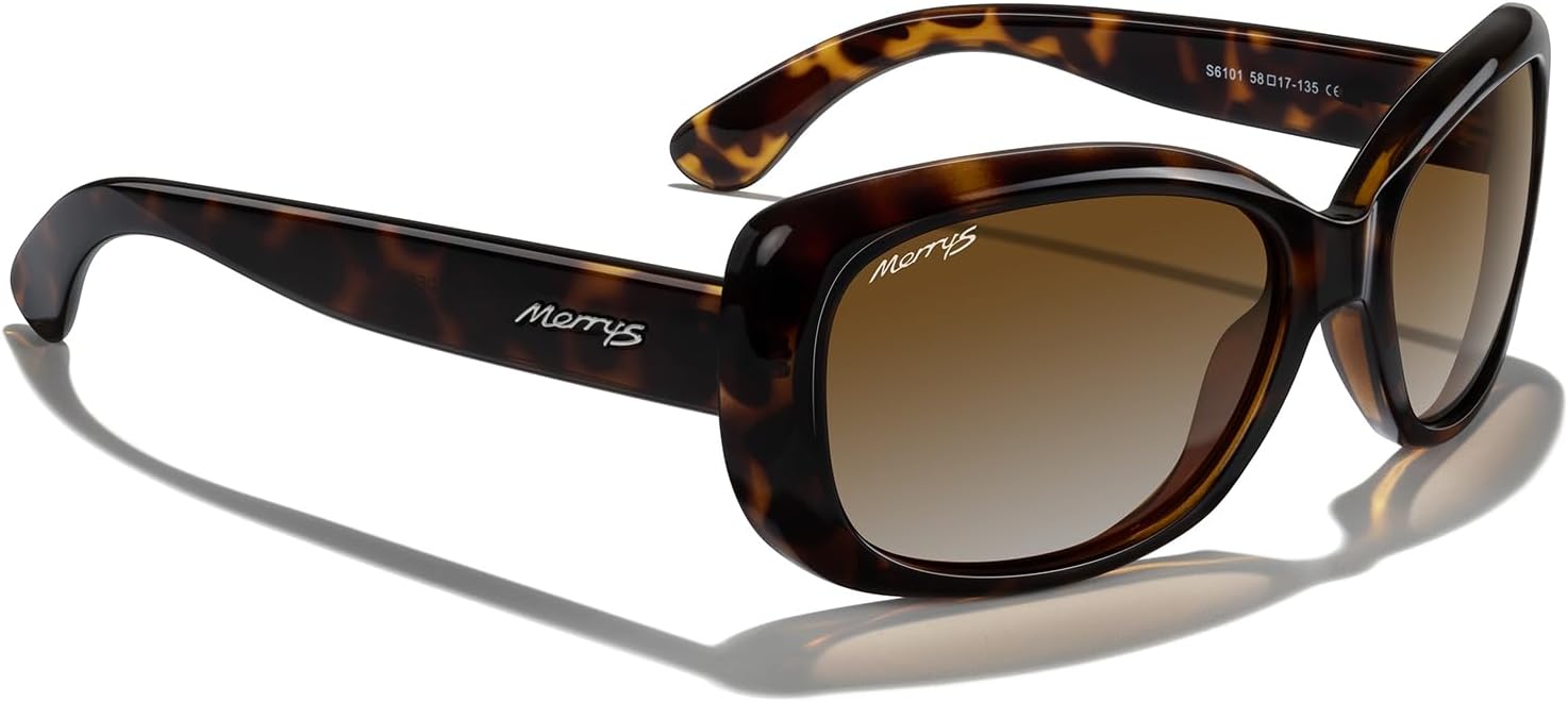 MERRY'S Polarized Oversized Butterfly Sunglasses for Women Vintage Glasses UV400 Protection for Driving, Golf, Outdoor S6101 - Image 5
