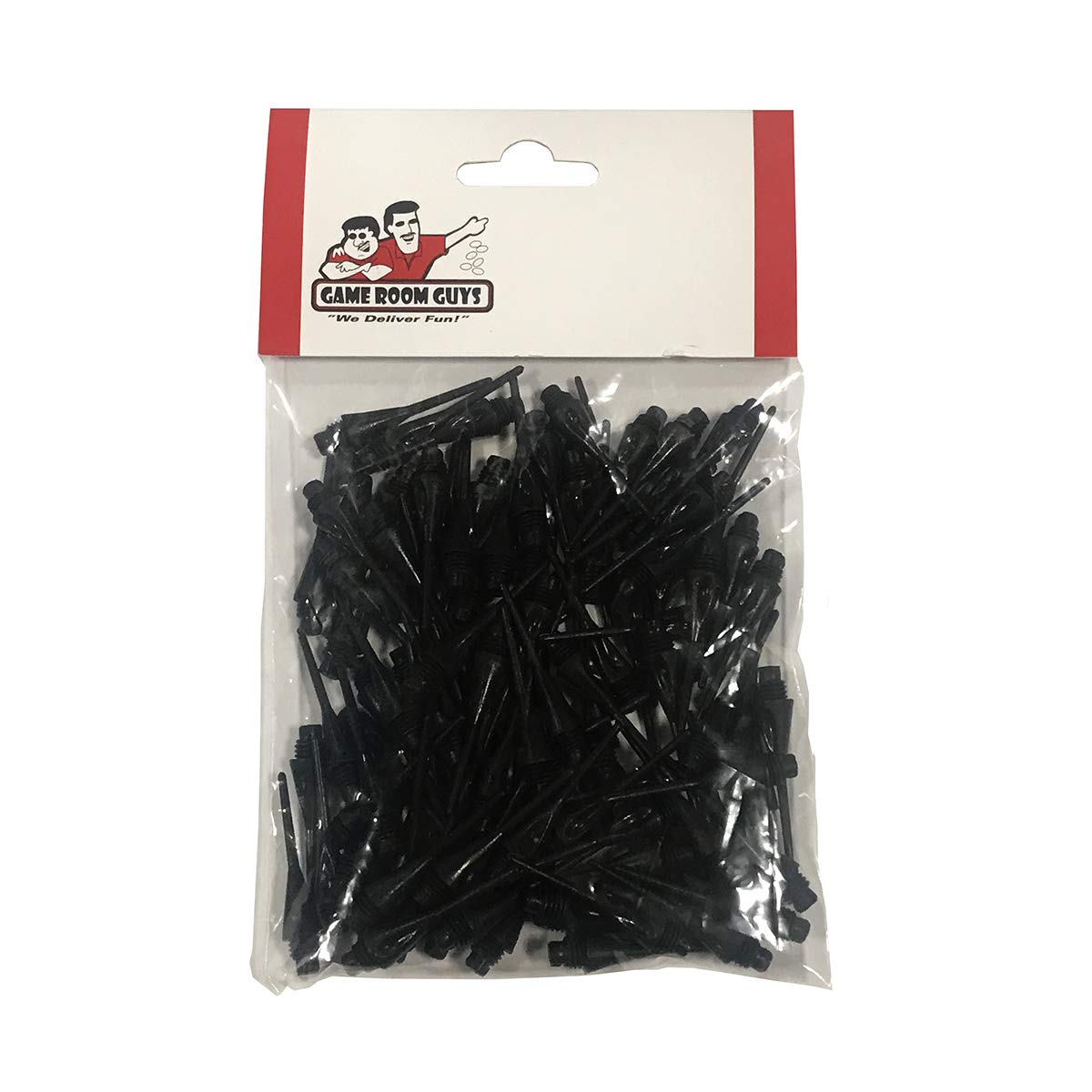 Dart Tips Soft - Black - 1/4" - Set of 100