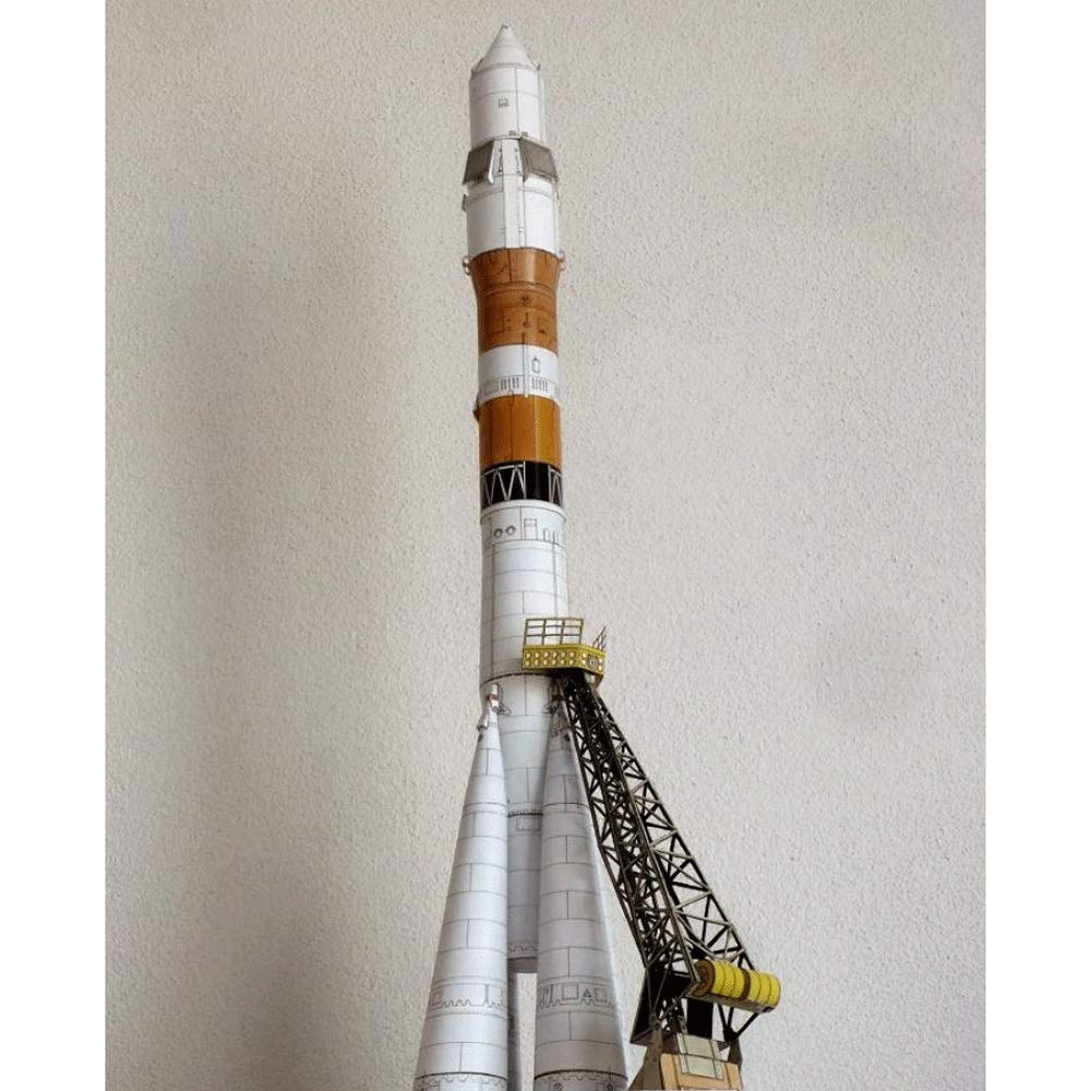 Amazon.co.jp: ELVVT 1：80ロシアのソユーズロケットで発射台の起動