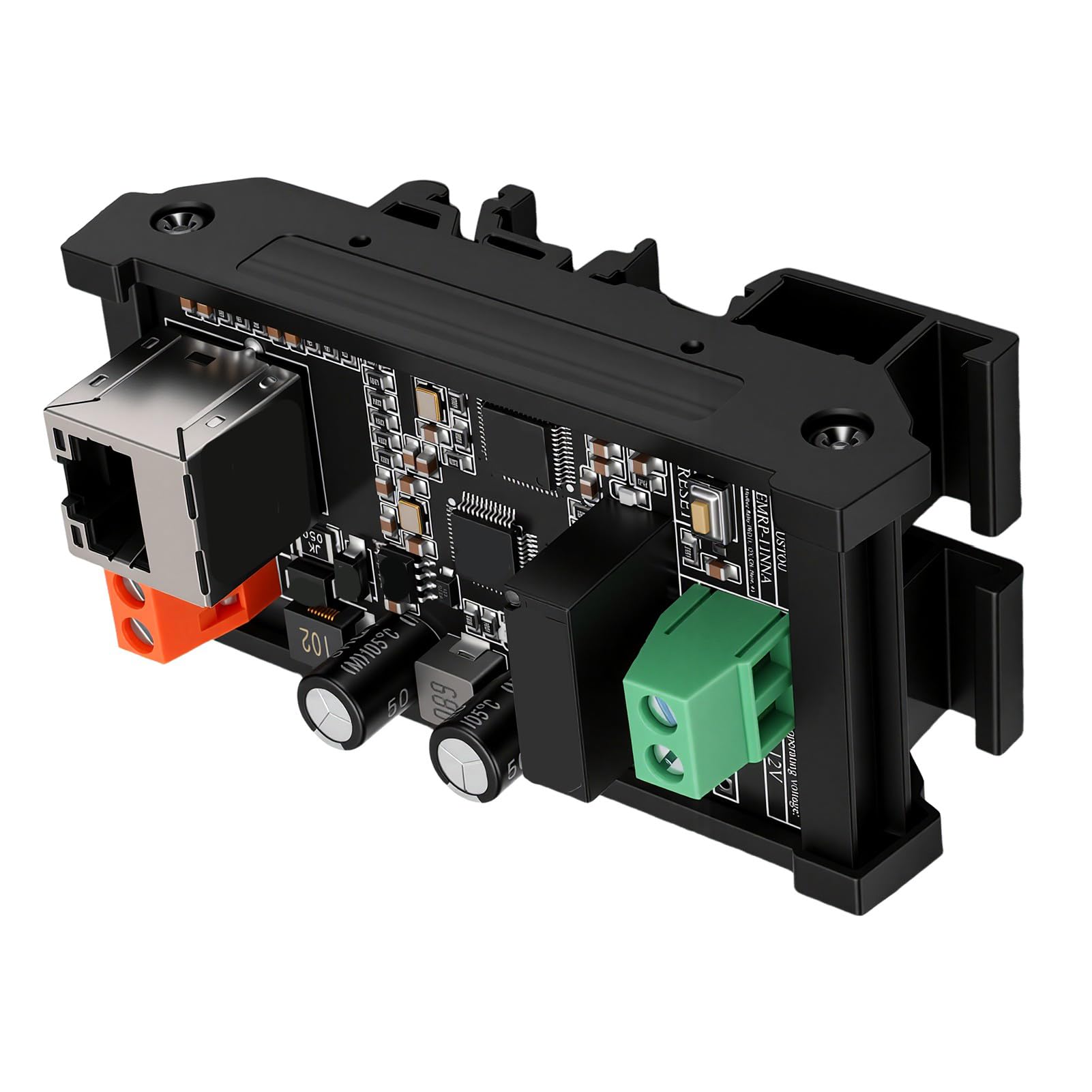 Módulo de relé Ethernet Industrial Relé Temporizador Multimodo Compacto para de Automatización Industrial, Material PCB, 1 Canal