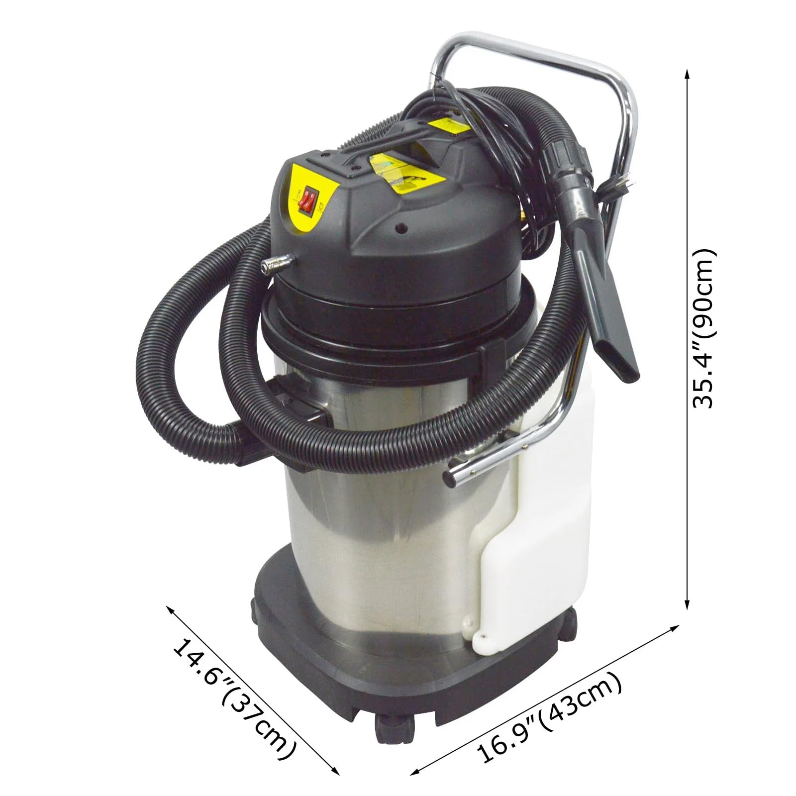 Vaporizador Profesional 3 En 1 para Alfombras, Limpiador Profundo Comercial para Hoteles Y Oficinas, Extractor De Pulverización En Seco Y Húmedo - 40 L,60L