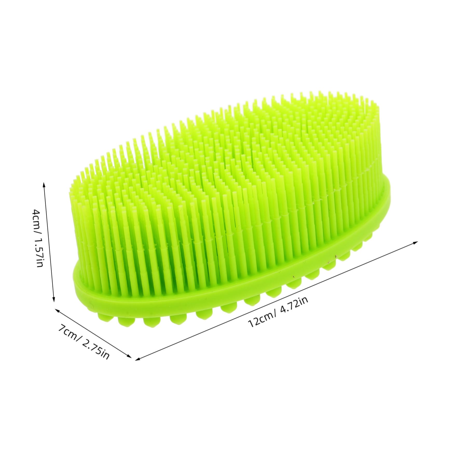 HEMOTON Baby Bath Brush Comb for Baby Cradle Cap Brush for Newborns Soft Silicone Shampoo Brush Gentle Head Scrubber Detangler Brush