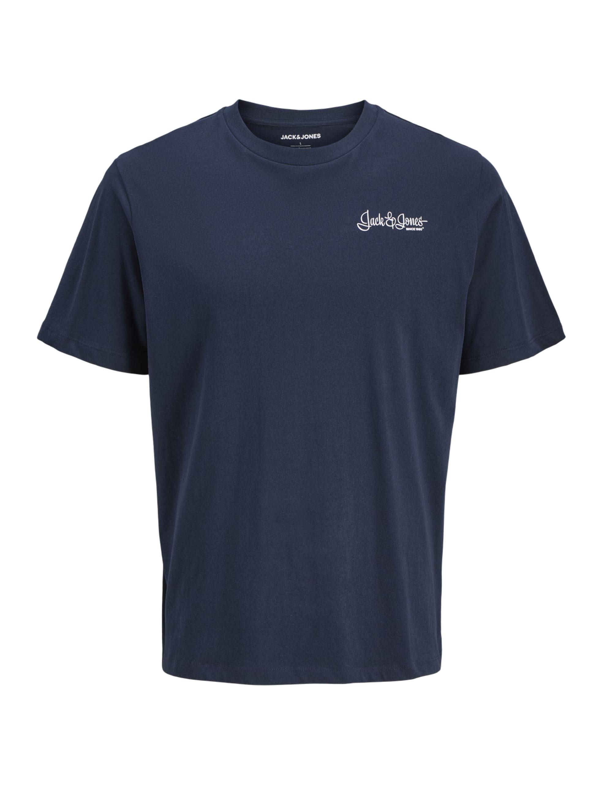 JACK & JONES Jjyuki Back Tee SS Crew Neck Bf, Sky Captain, XL